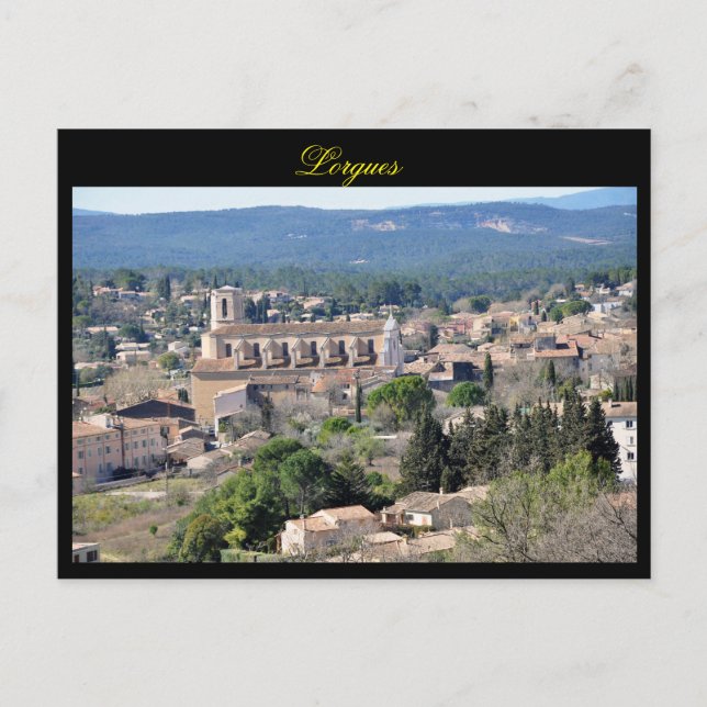 Carte Lorgues (Devant)
