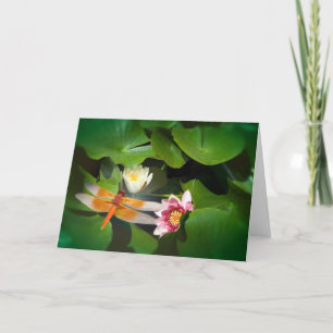 Carte Lotus à libellules #4488