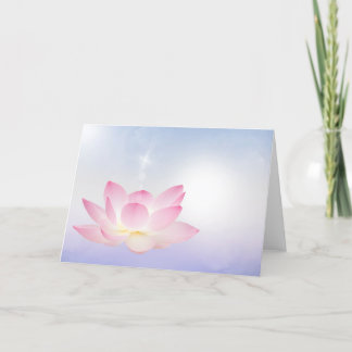 Carte Lotus amour lumière