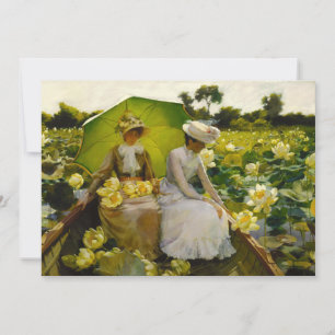 Carte Lotus Lilies   Charles Courtney Curran