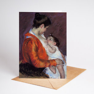 Carte Louise Nuring Son Enfant Mary Cassatt