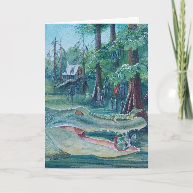 Carte Louisiana Christmas card (Devant)