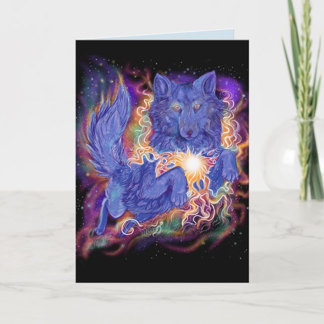 Carte Loup cosmique (Devant)