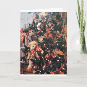 CARTE **L'OURS DE TEDDY SOUHAITE POUR LES VACANCES**