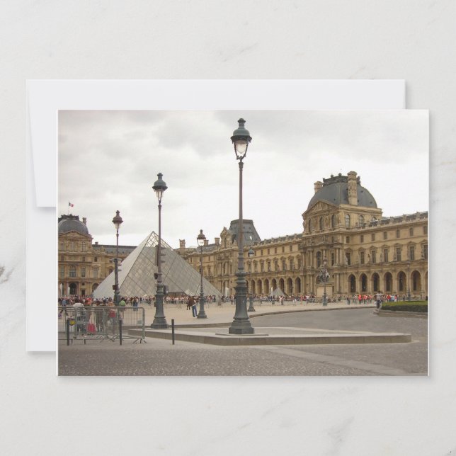 Carte Louvre. Paris, France (Devant)