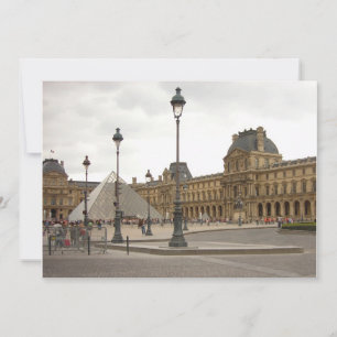 Carte Louvre. Paris, France