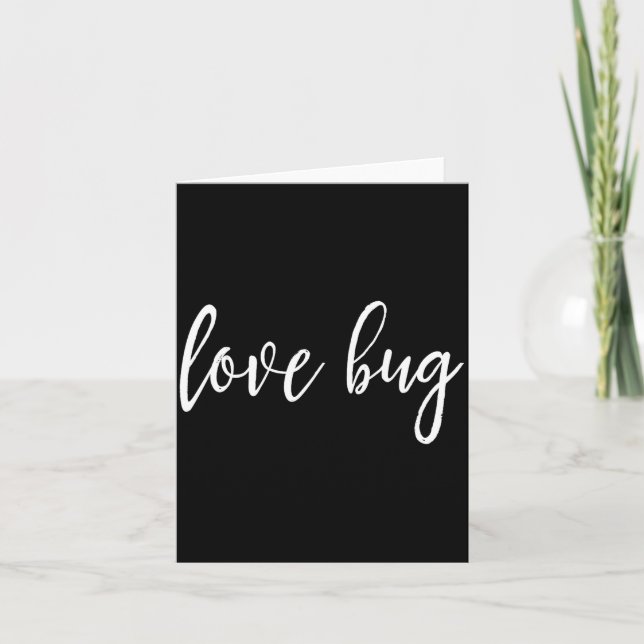 Carte Love Bug For Valentine's Day  (Devant)