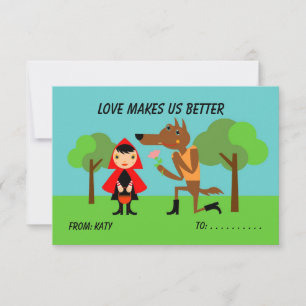 Carte Love Classroom Enfants Valentine's