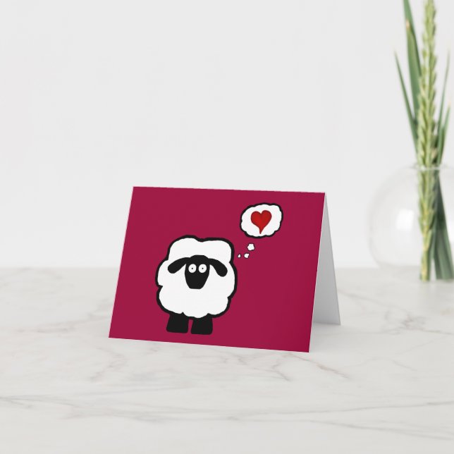 Carte Love Ewe Card (Devant)
