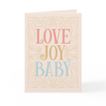 Love Joy Baby - Félicitations pour le nouveau bébé
