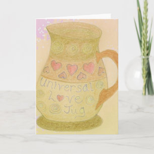 Carte Love Jug Fun Art Greeting Card