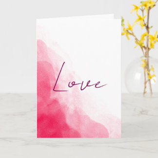 Carte Love Minimalist Valentine’s Day Card