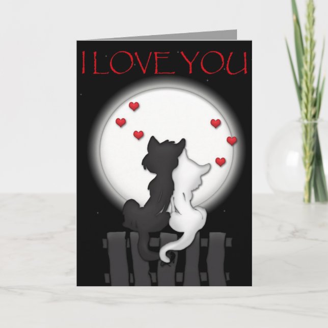 Carte Love Moon (Devant)