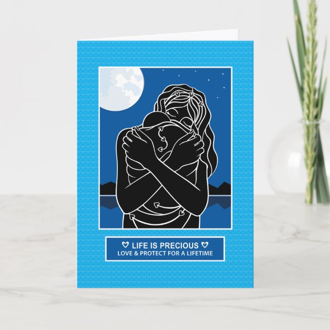 Carte Love & Protect 1_Greeting Card (Devant)