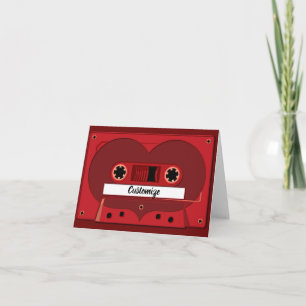 Carte Love Songs Mix Tape Note Card