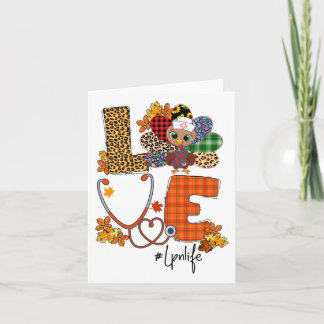 Carte Love Turquie Stethoscope Lpn Infirmière Vie Thanks