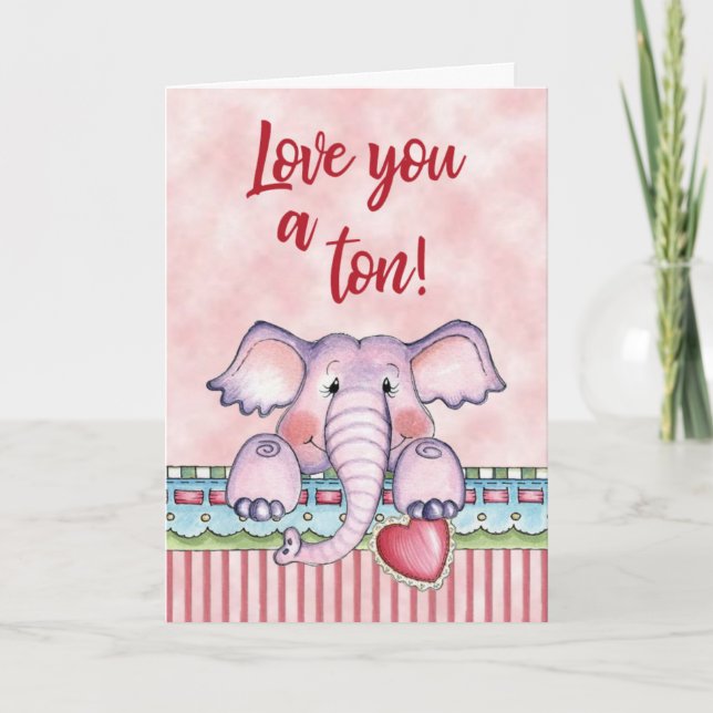 Carte Love You a Ton (Devant)