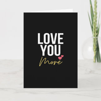 Carte Love You More Elegant Style 
