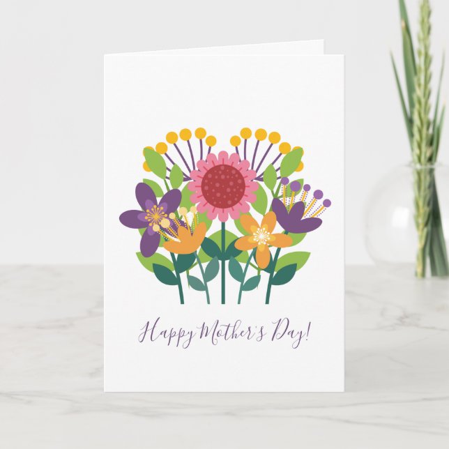 Carte Love You More Funny Floral Happy Mother's Day (Devant)