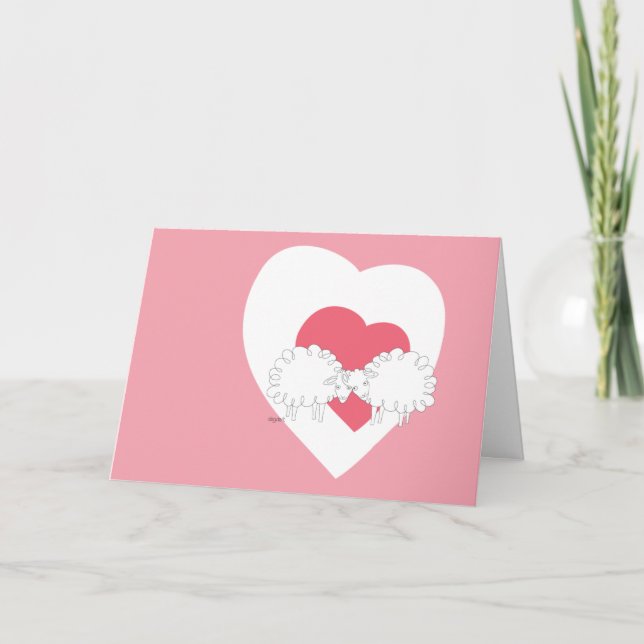 Carte Love You Wooly Card (Devant)