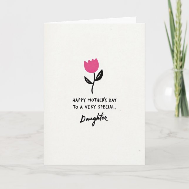 Carte Lovely Mothers Day Daughter Card (Devant)