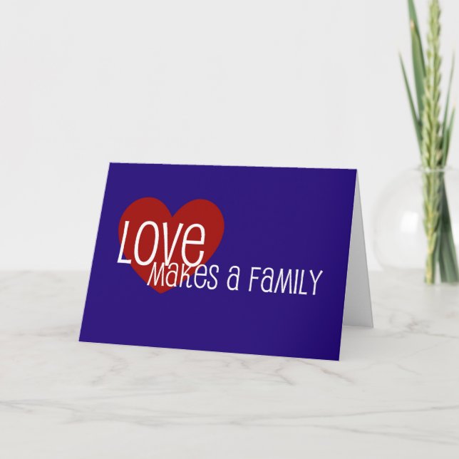 Carte LoveMakesAFamily (Devant)