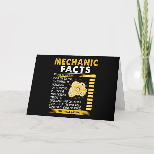 Carte Lovers mécaniques | Mechanic Facts (Devant)