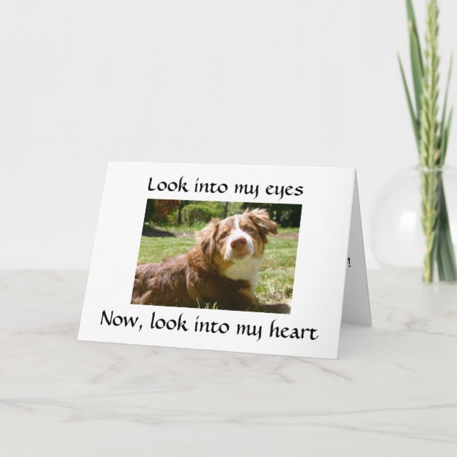 CARTE LOVING DOGGIE DONNE DES DÉTAILS SUR "VOUS" MANQUAN (Devant)