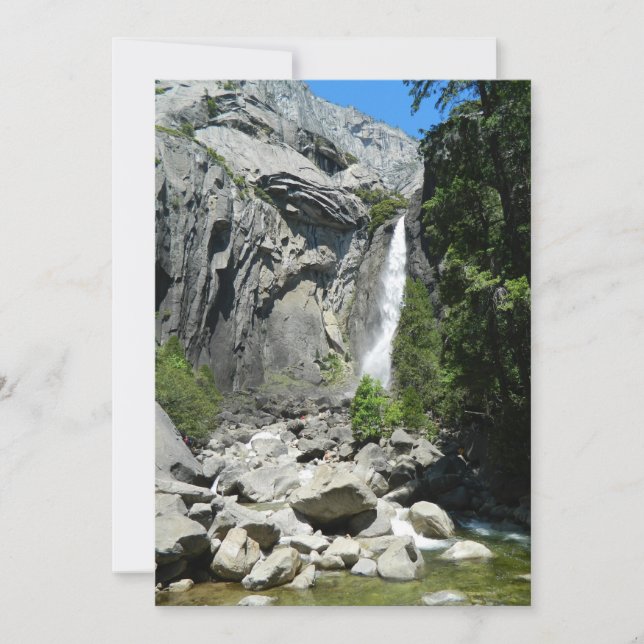 Carte Lower Yosemite Falls (Devant)