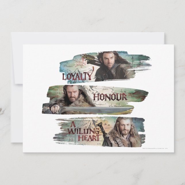 Carte Loyauté, Honneur, Un Coeur Volant (Devant)
