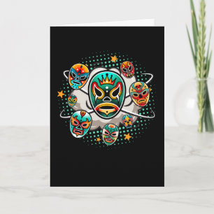 Carte Lucha Libre Mask Mexique Lutte
