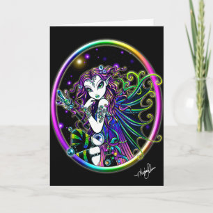 Carte Lucida Crystal Rainbow Fairy Card