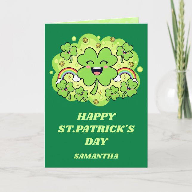 Carte Luck & Laughter St. Patrick’s Day Card (Devant)