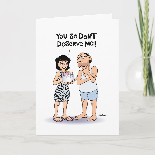 Carte Lucky Man Anniversaire (Devant)