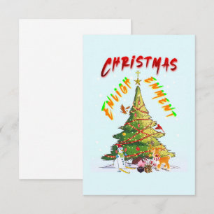 Carte Lumière de Noël