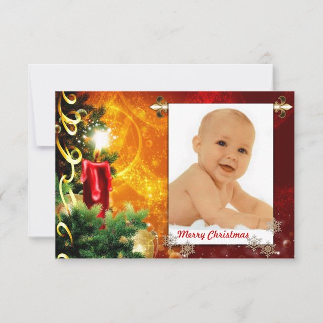 Carte Lumière de Noël (Devant)