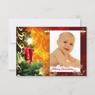 Carte Lumière de Noël