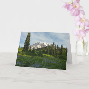 Carte Lumière du matin du Mont Rainier