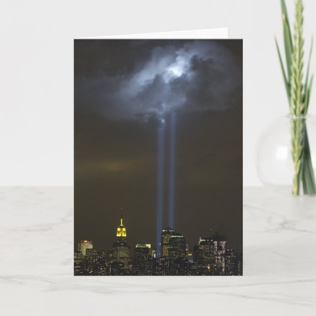 Carte Lumière du World Trade Center (Devant)