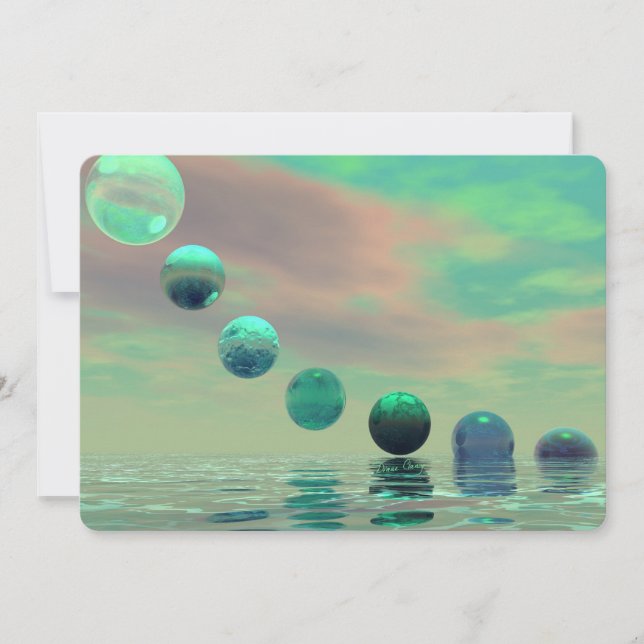 Carte Lumière, Évolution Abstraite, Transformation (Devant)