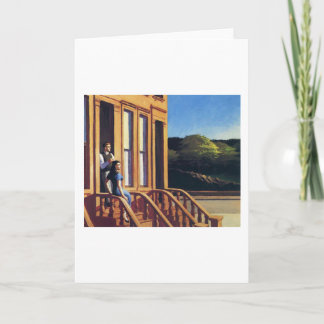 Carte Lumière sur les pierres de taille - Edward Hopper