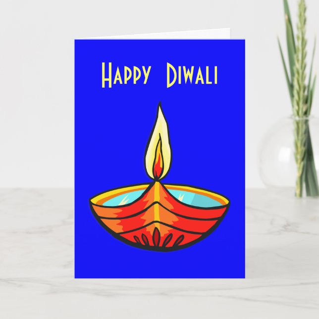 Carte Lumières de festival de Diwali (Devant)