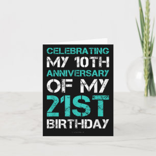 Carte Lumomix Funny 31e anniversaire. Uni Adulte, Noir,