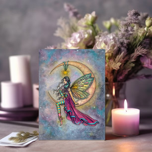 Carte Luna's Perch Fairy on Moon par Molly Harrison