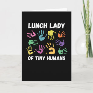 Carte Lunch Lady Gift School Cafétéria