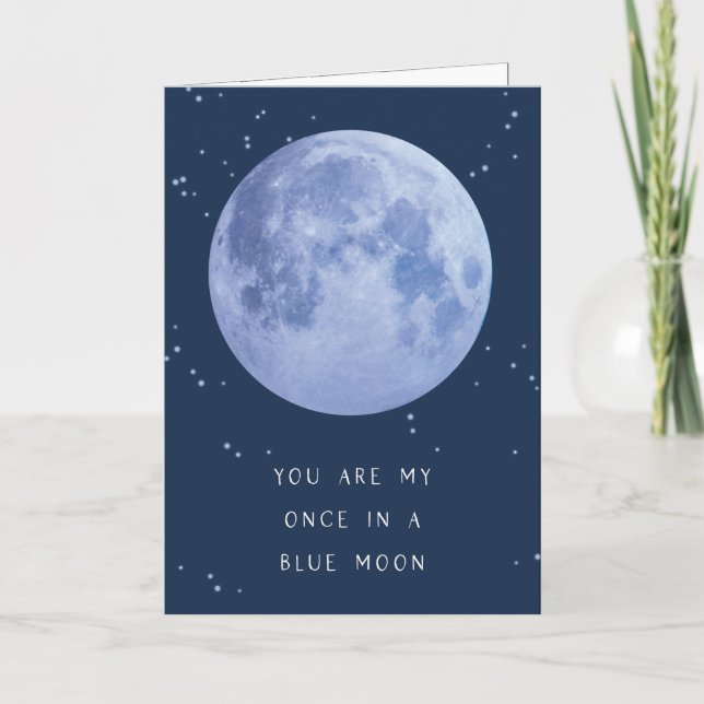 CARTE LUNE BLEUE (Devant)