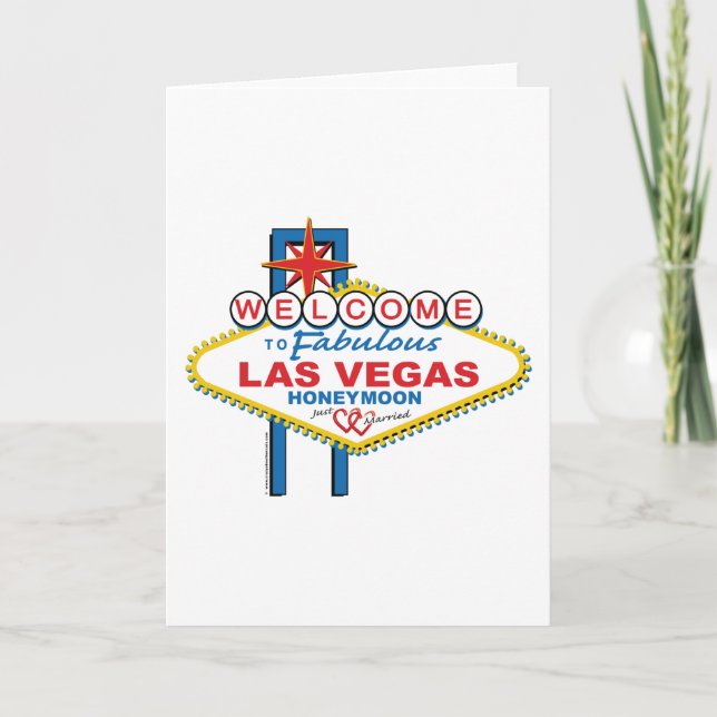 Carte Lune de miel de Las Vegas (Devant)