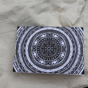 Carte Lune Enfant Mandala Triple Lune Sorcière