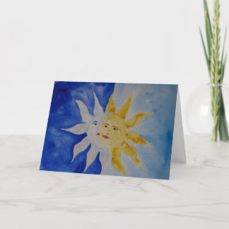 Carte Lune et soleil