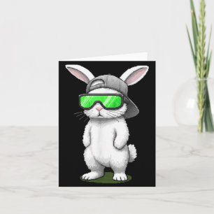 Carte Lunettes de soleil de lapin chapeau lapin cool pix